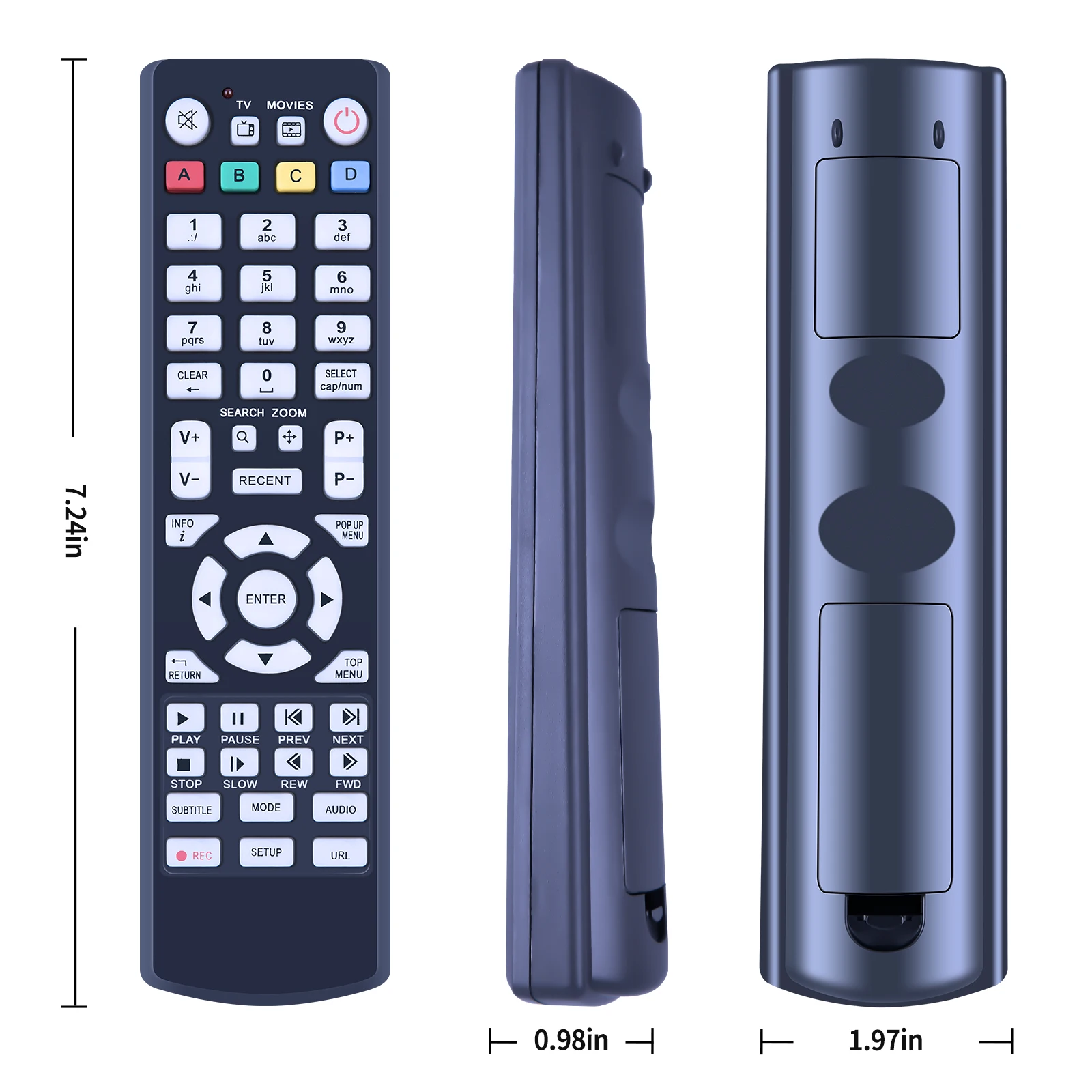 Telecomando Di Ricambio Per Dune HD, Kartina Relax, Micro – Compatibile Con Base, Duo, Max, TV-101, TV-301 E Molti Altri