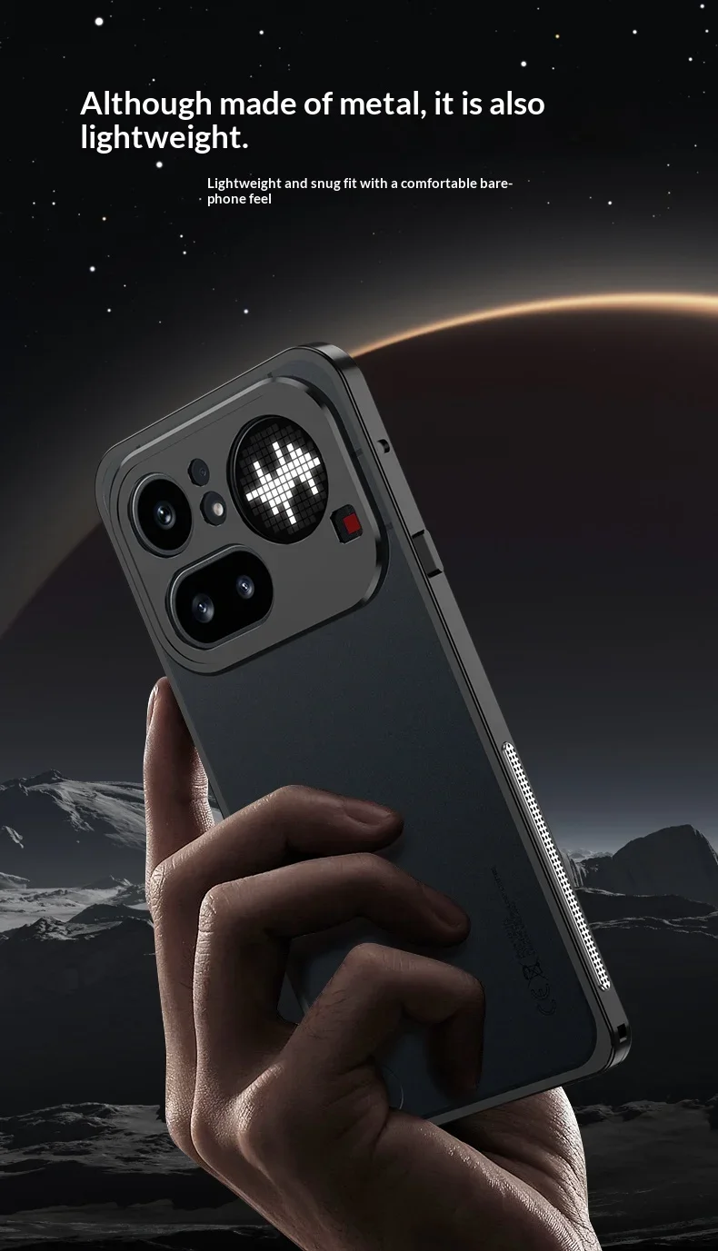 Für Nothing Phone 4a 3a Pro Lite 3 Luxus Metall-Stoßfänger Stoßfester Bare-Skin-Hartschalen-Aluminiumrahmen Kameraschutz Funda – Detail 17