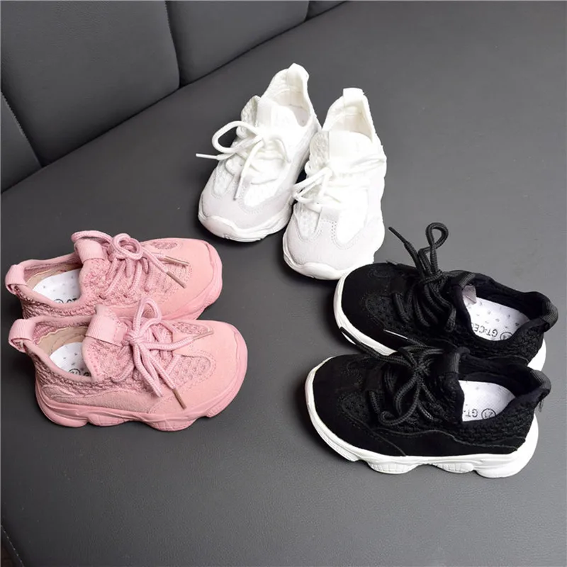 2022 New Spring/Autumn Children Shoes Unisex Toddler Boys Girls Sneaker Mesh Breathable Fashion Casual Kids Shoes 21-30 1