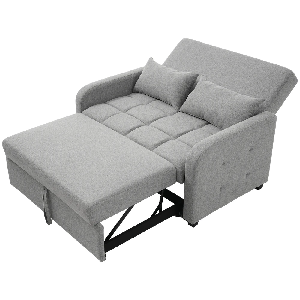 Multifunktionales Klappschlafsofa, Sofa mit verstellbarer Rückenlehne, ideal für kleine Wohnungen und Studentenwohnheime, 180 x 127 cm großes Komfort-Schlafsofa – Detail 33