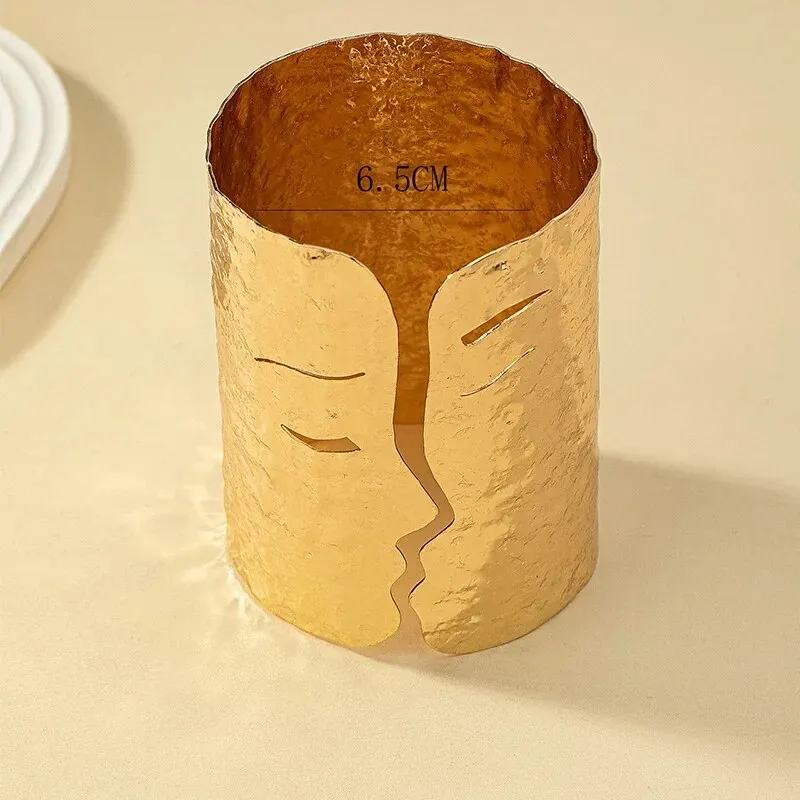 Se7e80617ba734b2f93f8975fd970a0e8R Large Metal Cuff Bangle Open Bracelet For Women Funny Design Hammered Punk New Styles Heavy Holiday Accessories Party Jewelry Mallzona