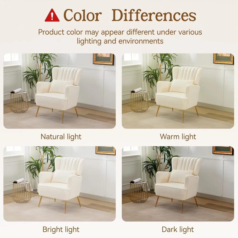 Fabric Accent Armchair 5