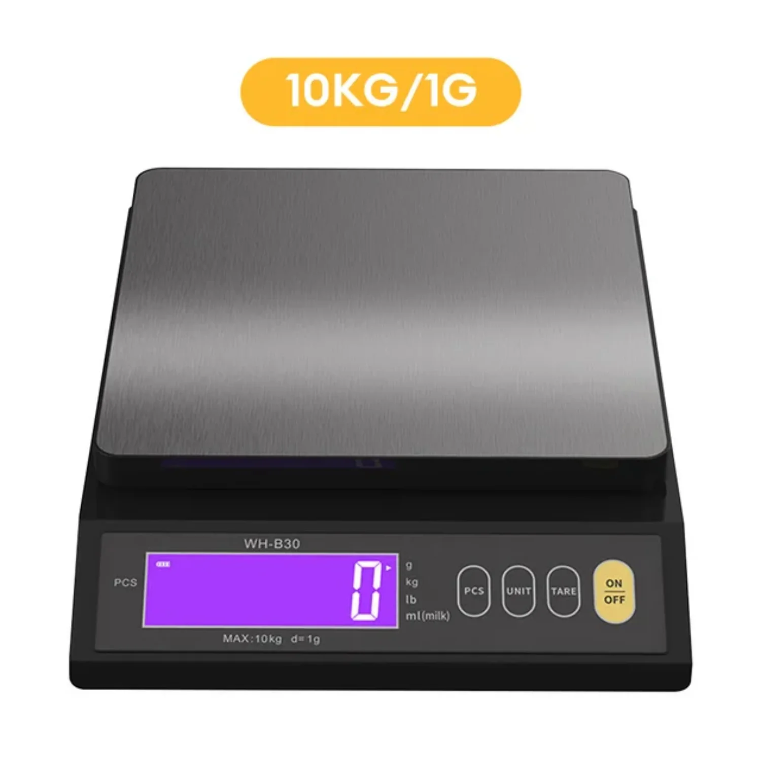 5kg/10kgDigital Electronic Kitchen Scale Household Multifunction Stainless Steel Measuring Weighing Baking Tool with LCD Display