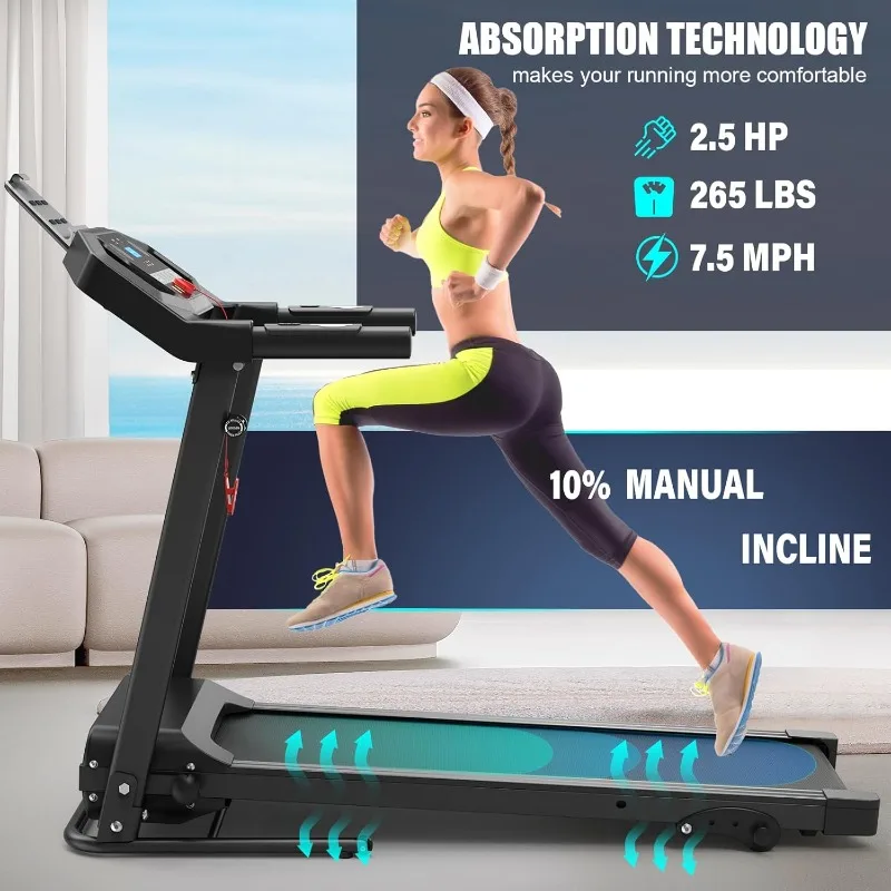 Foldable Incline Treadmill 3