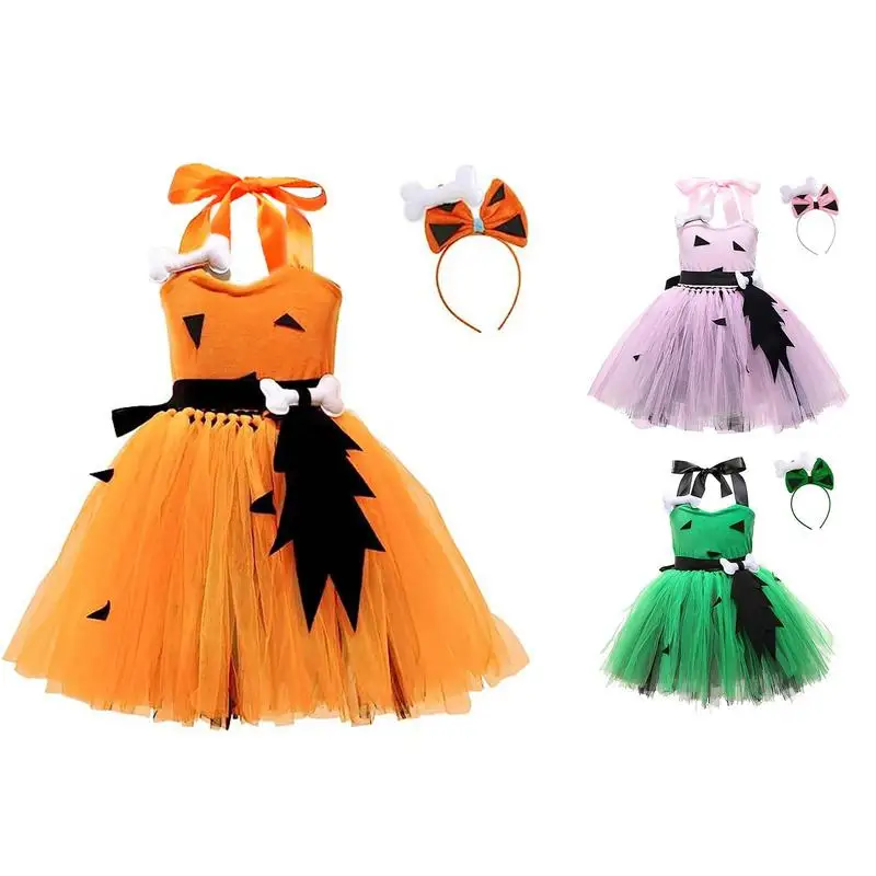 

Halloween Tulle Dress Halloween Dress Kids Princess Adjustable Princess Skirts Comfortable Kids Outfit For Birthday Dance