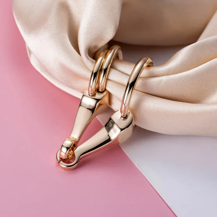 9 Pcs Boucle D'écharpe Clips De Foulard Pour Les Écharpes Anneaux - 6