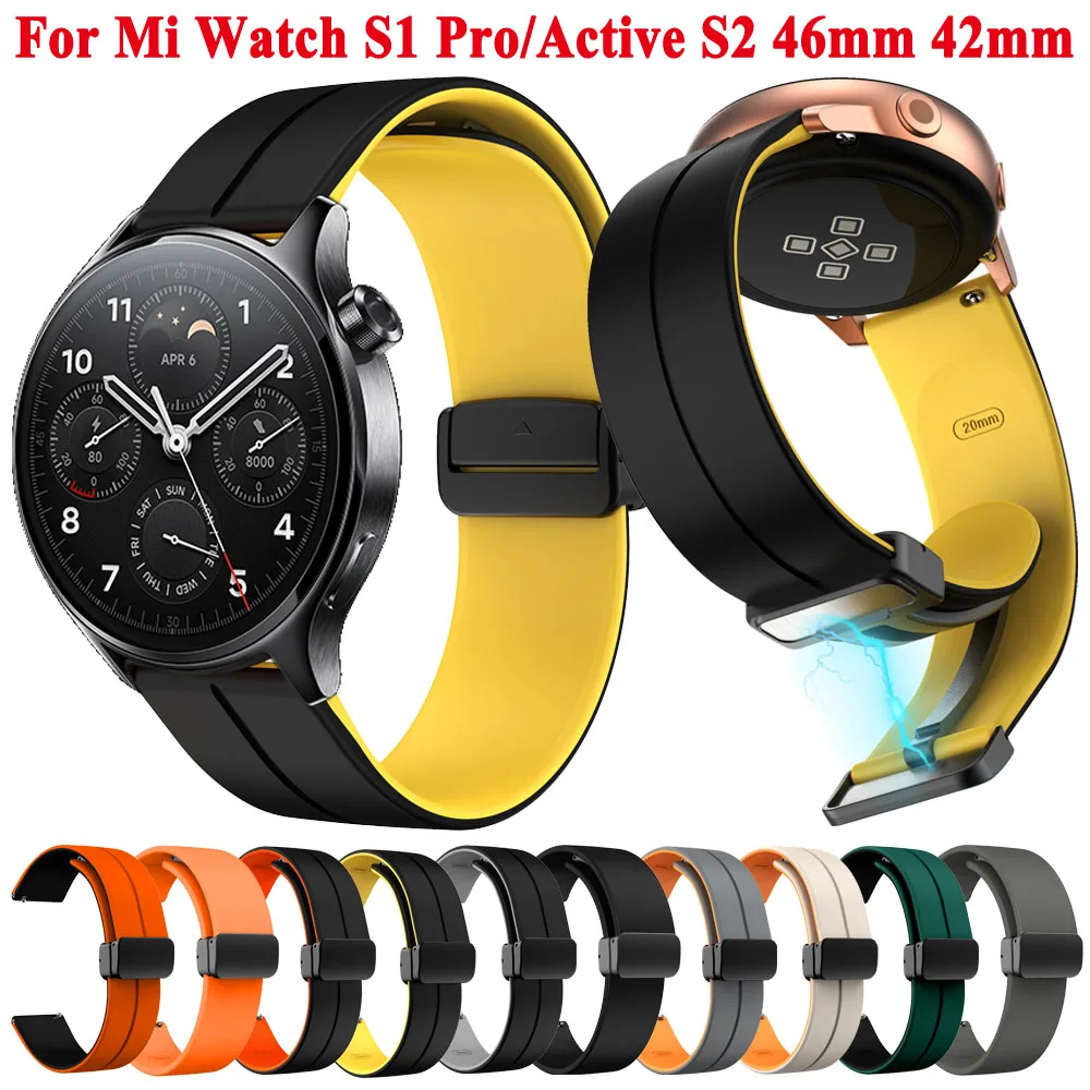 

Ремешок силиконовый для Xiaomi Mi Watch S1 Pro /S1 Active S2 46 мм 42 мм