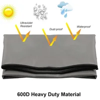 Housse TV extérieure 32 "36" 43 "50" 55 "60" 65 "75" 85 pouces, écran TV résistant aux intempéries, housse anti-poussière polyvalente, sac de protection pour télévision LCD 3