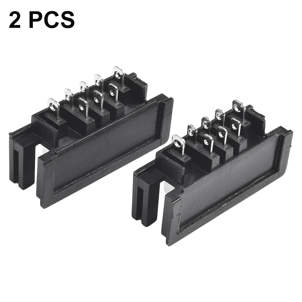 2 PCS/set Li-Ion Battery Charger Connector Terminal DCB112 DCB115 DCB105 DCB090 USB Adapter Compatible With For Dawalt 14.4V 18V