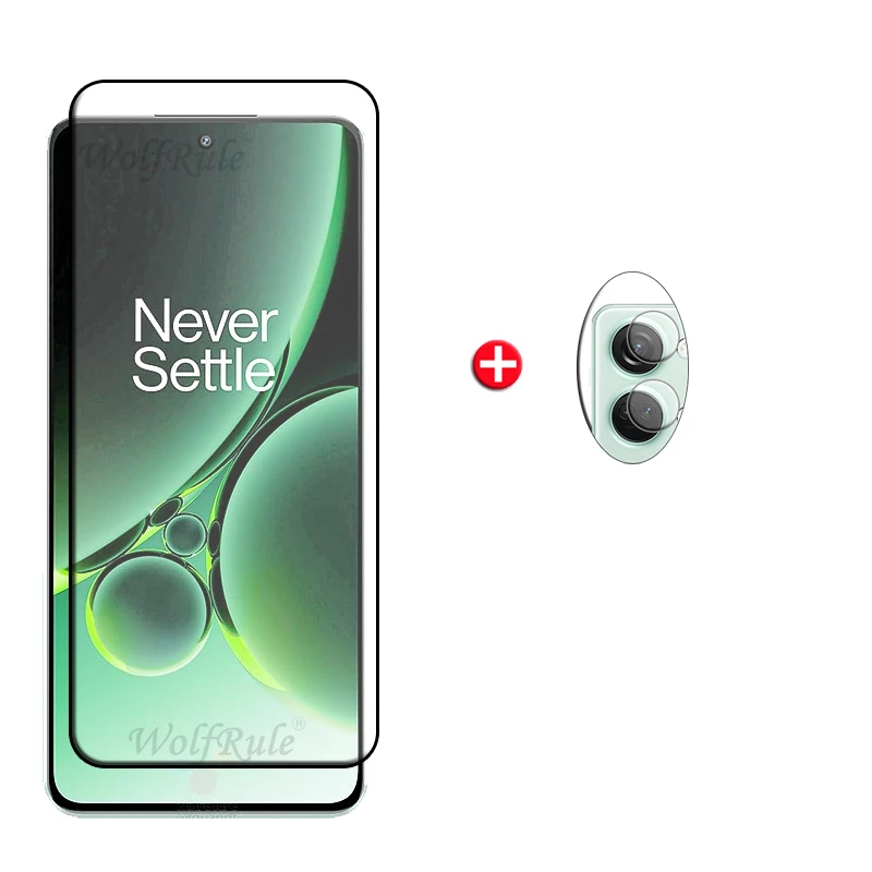 6-in-1 Tempered Glass Screen Protector with Lens Film - Full Glue 9H Protection