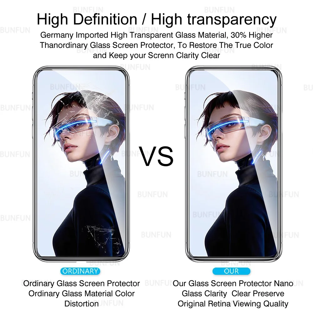 5-Pack HD Tempered Glass Screen Protector