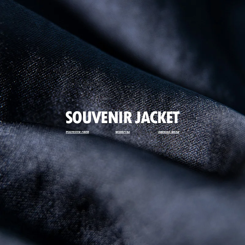 Maden Retro Reversible Yokosuka Jacket 타이거 자수 아이언 프리 드레이프 자켓 남성 봄, 가을 트렌디 패치 워크 아웃웨어