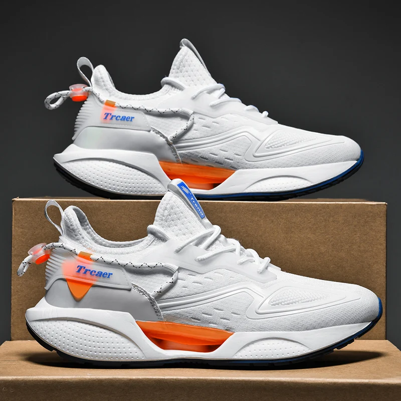 Marathon Air Cushion Men Sports Running Shoes Breathable Lightweight Women's Comfortable Athletic Training Sneakers Tenis Shoes