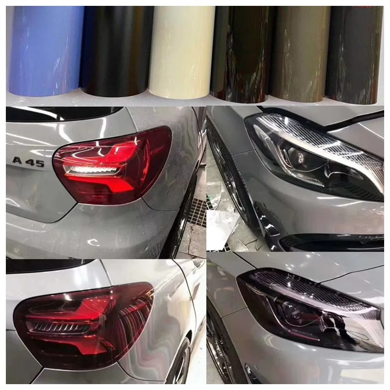 

Tph Car Headlights Film Car Lamp Color Changing Film TPH Transparent Film Protective Film Bright Matt Taillight Blackening Film