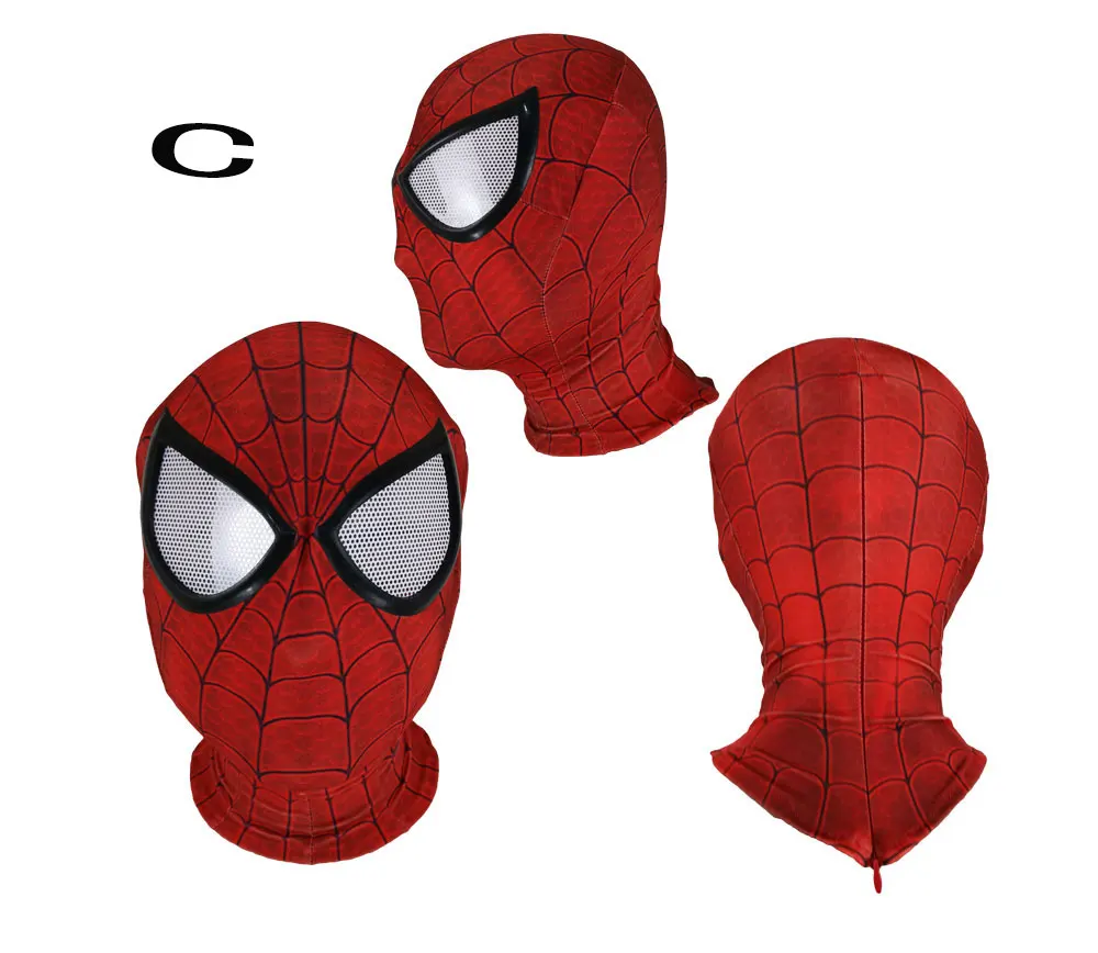 3D Printed Spider Masks Halloween Party Cosplay Spiderman Costumes Lycra Spider Mask Superhero Lenses Multi-style mask