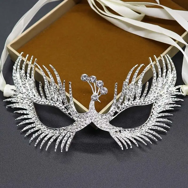 Masquerade Mask, Mask, Luxury Mask, Masquerade Ball Mask, Silver