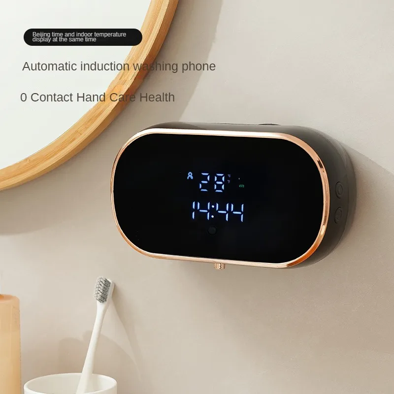 Intelligent Wall Mounted Sensing Soap Dispenser Non-contact Infrared Bubbles Suitable for Kitchens and Bathrooms soap dispenser soap pump wall mounted dispenser