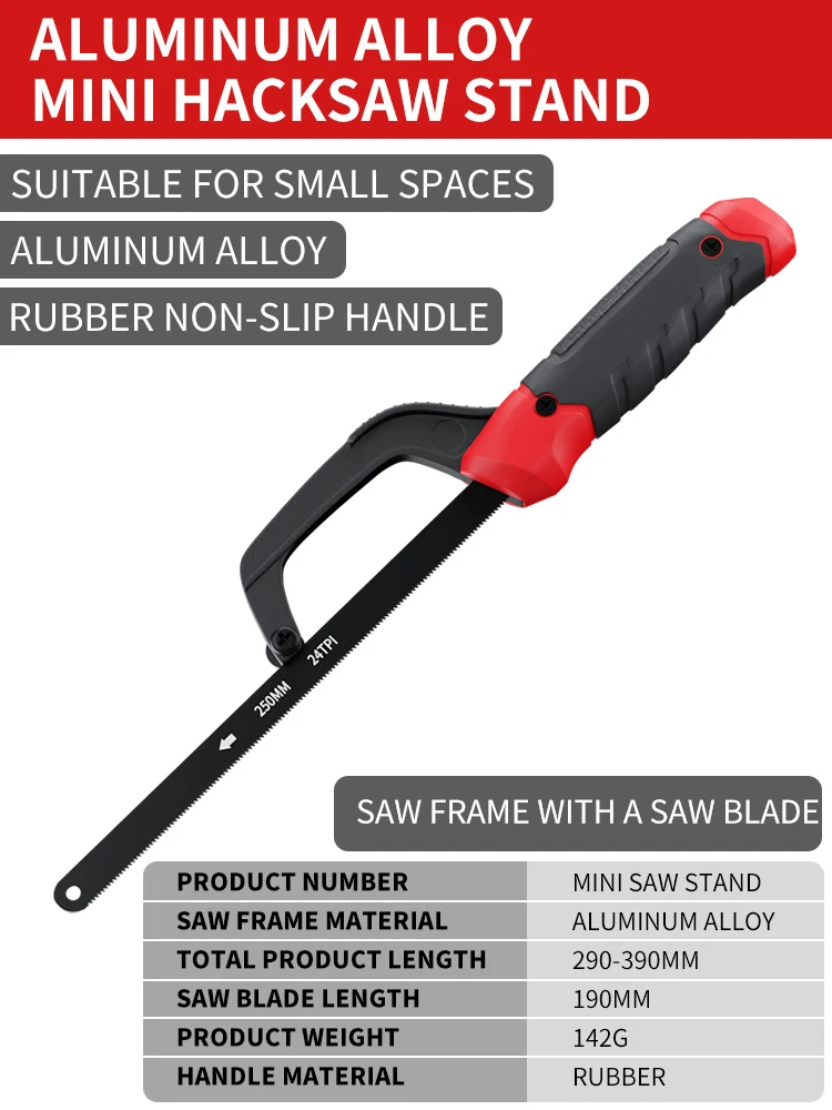 Small Hand Saw Tool Woodworking Saw Blade Household Hand Gypsum Board Cutting Wood Plastic or Metal Multi-Function