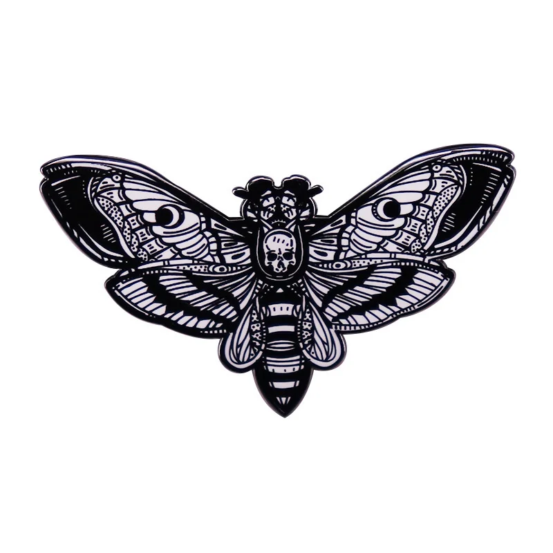 Spooky Enamel Pin Collection: Metal Brooch for Clothing & Accessories
