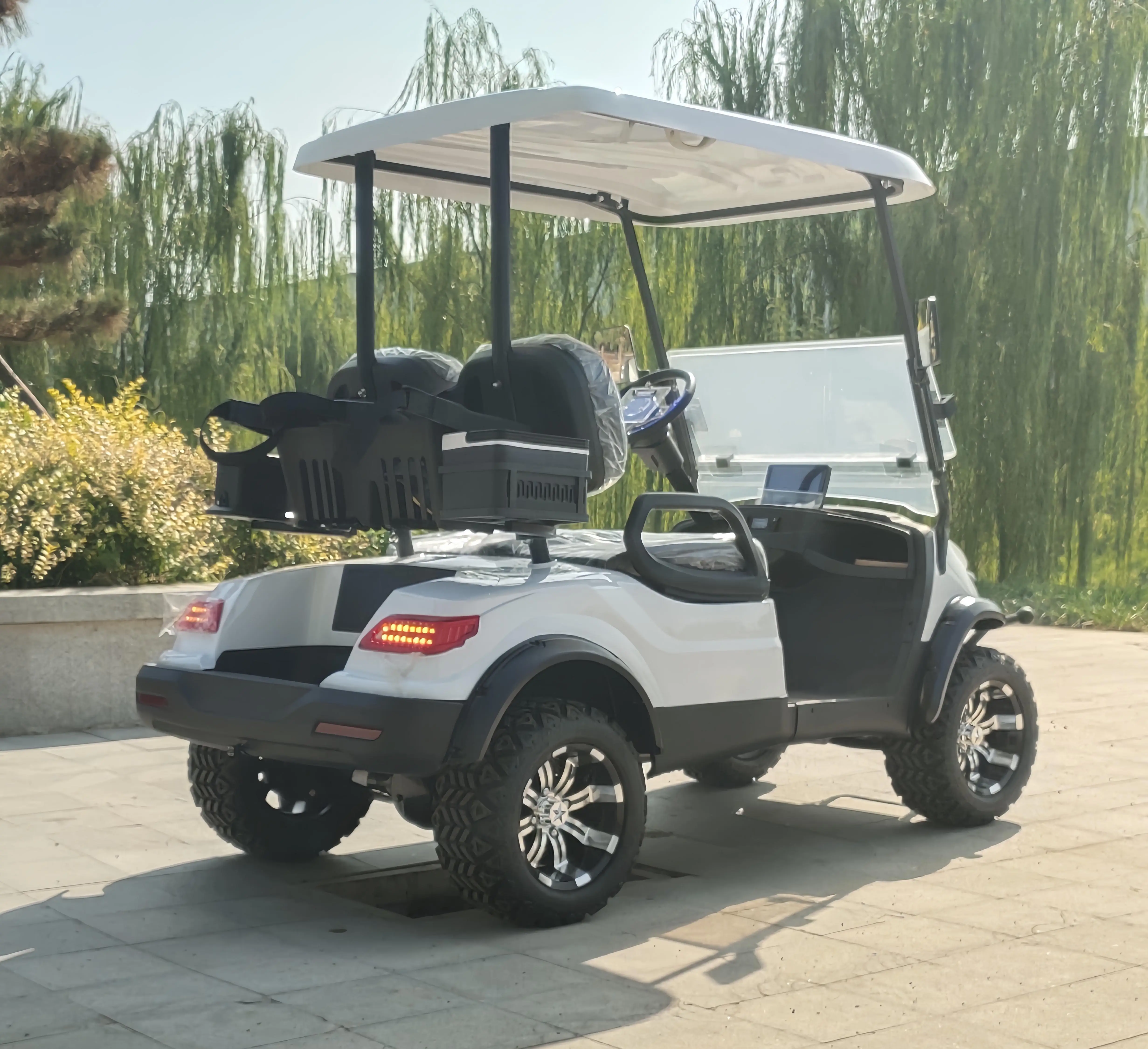 공장 공급 4인승 전면 시트 액세서리 골프 카트 배터리 4인용 골프 카트 전기 골프 4륜 자동차