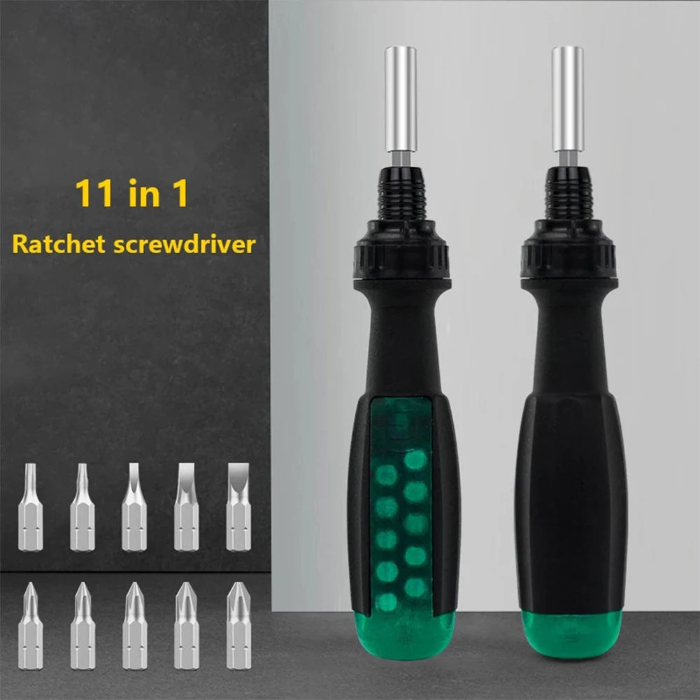 

11 In 1 Precision Ratchet Screwdriver Combo Set Multifunctional Telescopic Screwdriver Household Appliance Repair Manual Tool