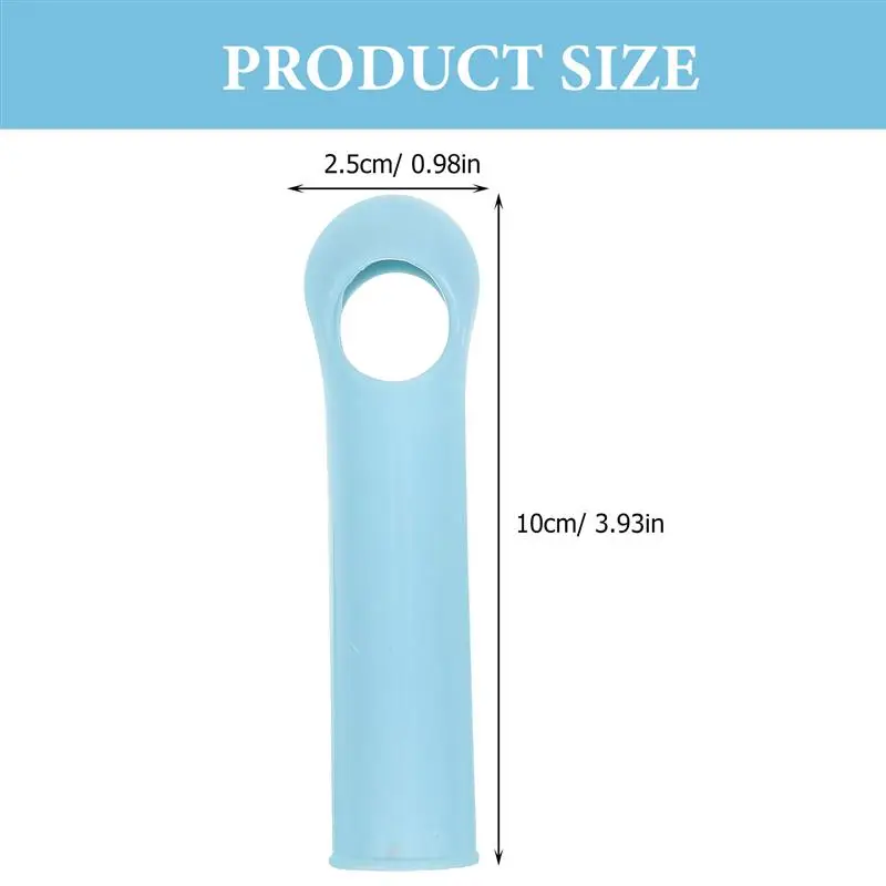 2pcs Broom Handle End Caps Mop Handle Grip Clothesline Pole Sleeve Broom Tube Grip Replacement Grips Grips