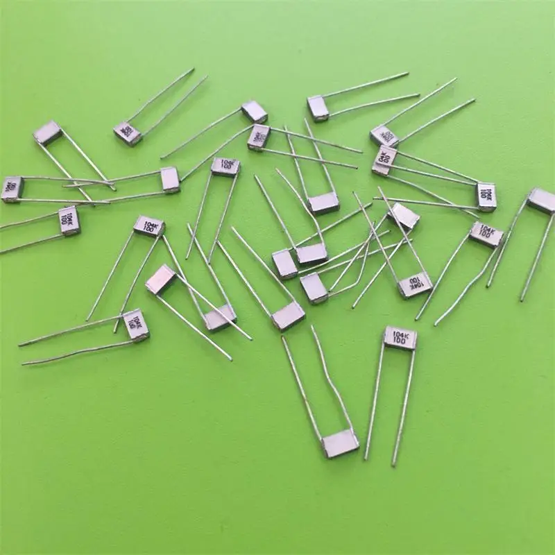 Nuovissimo Siemens Germany Siemens 100V 0.1Uf 104K Layer Cake Coupling Non Induttivo Thin Film Elettricità