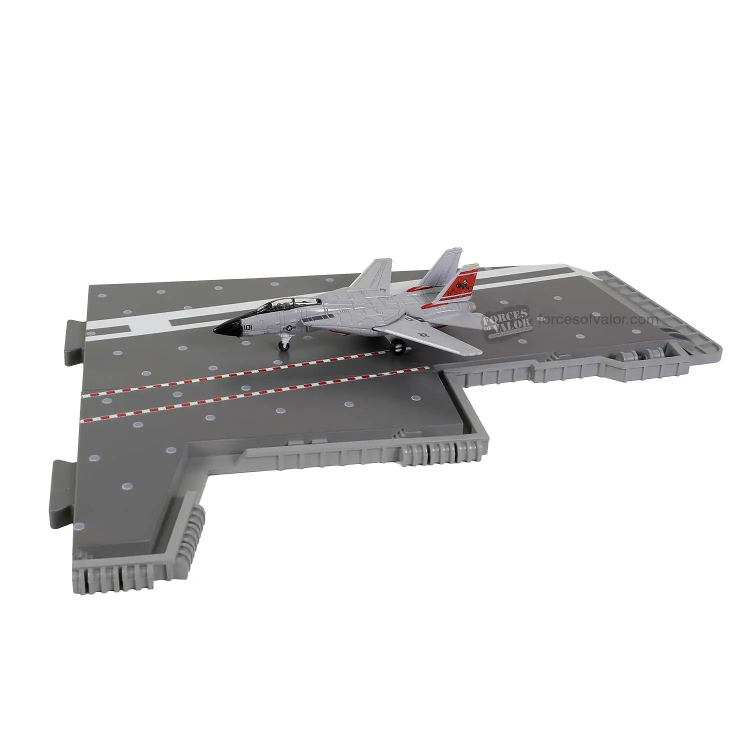 Forze Di Valor 831112 1/200 Uss Enterprise Cvn-65 Deck + F-14A Vf-31 "Tomcatters"