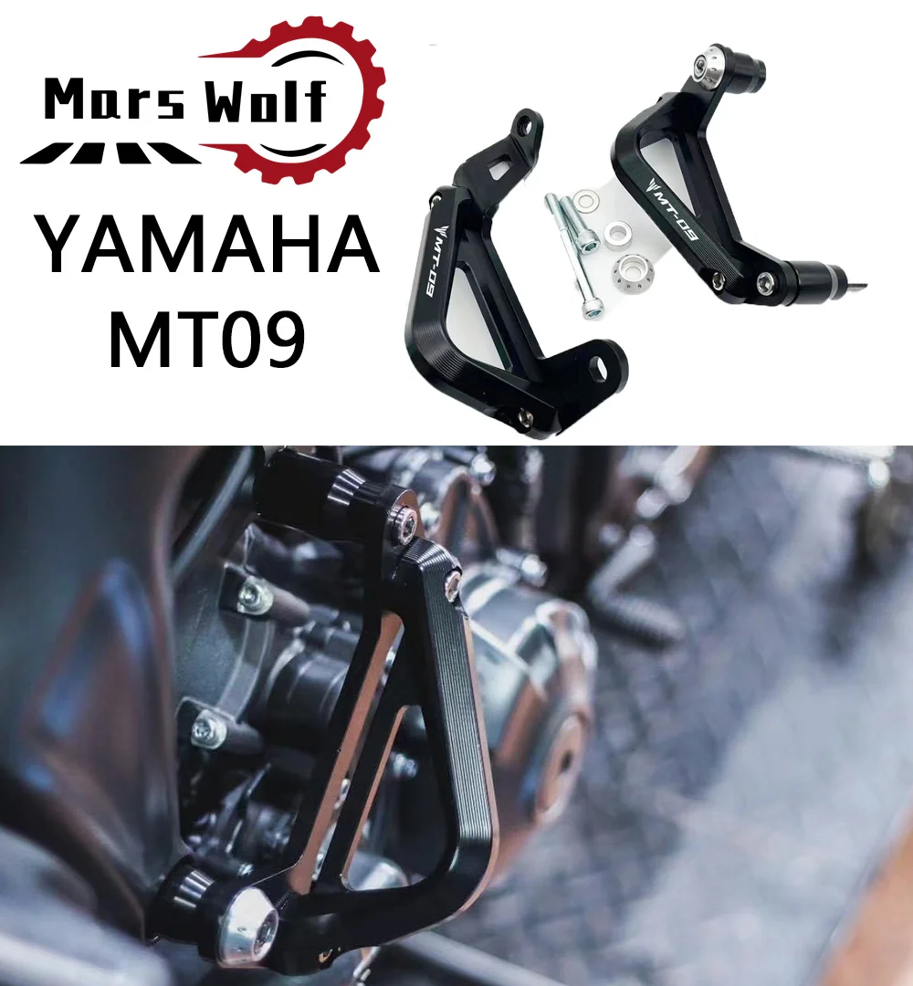 

For Yamaha MT-09 MT09 SP 2021 2022 Motorcycle Falling Engine Protetive Guard Cover Crash Bar Frame Protector Bumper Tracer 9 GT