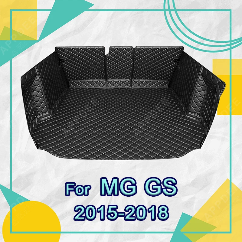 

Auto Full Coverage Trunk Mat For MG GS SUV 2015-2018 17 16 Leather Car Boot Cover Pad Cargo Liner Interior Protector Accessories