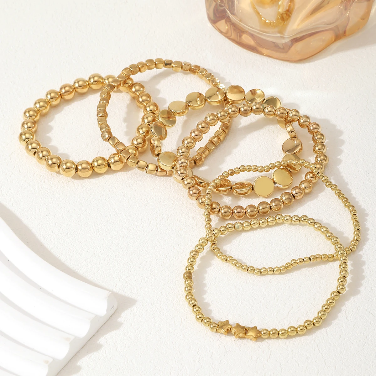 Boho Beaded Bracelet Set 6