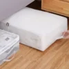 1pc-PVC Large Capacity Quilt Clothes Storage Bag Under Bed Storage Box Closet Organizer Blankets Comforters Dust-proof Storage B 1