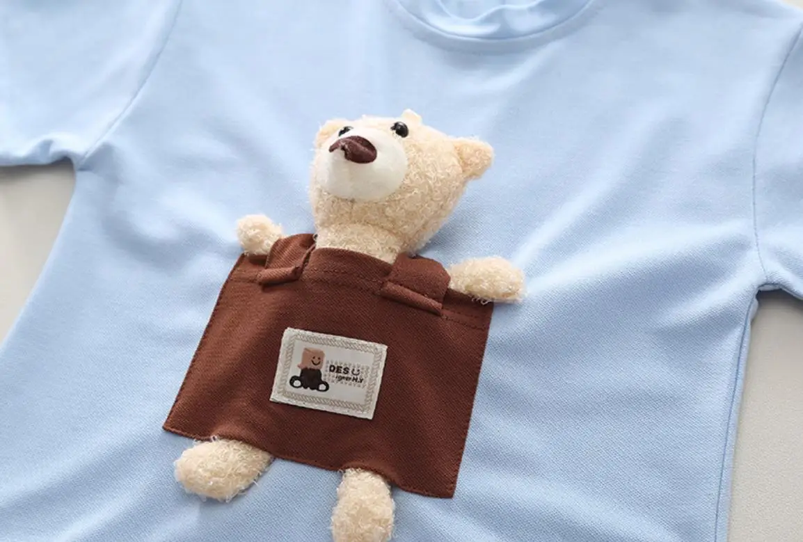 Summer Boutique Outfits 6 To 12 Months Baby Boys Clothes Sets Cartoon Cute O-neck T-shirts Tees and Shorts Casual Tracksuits
