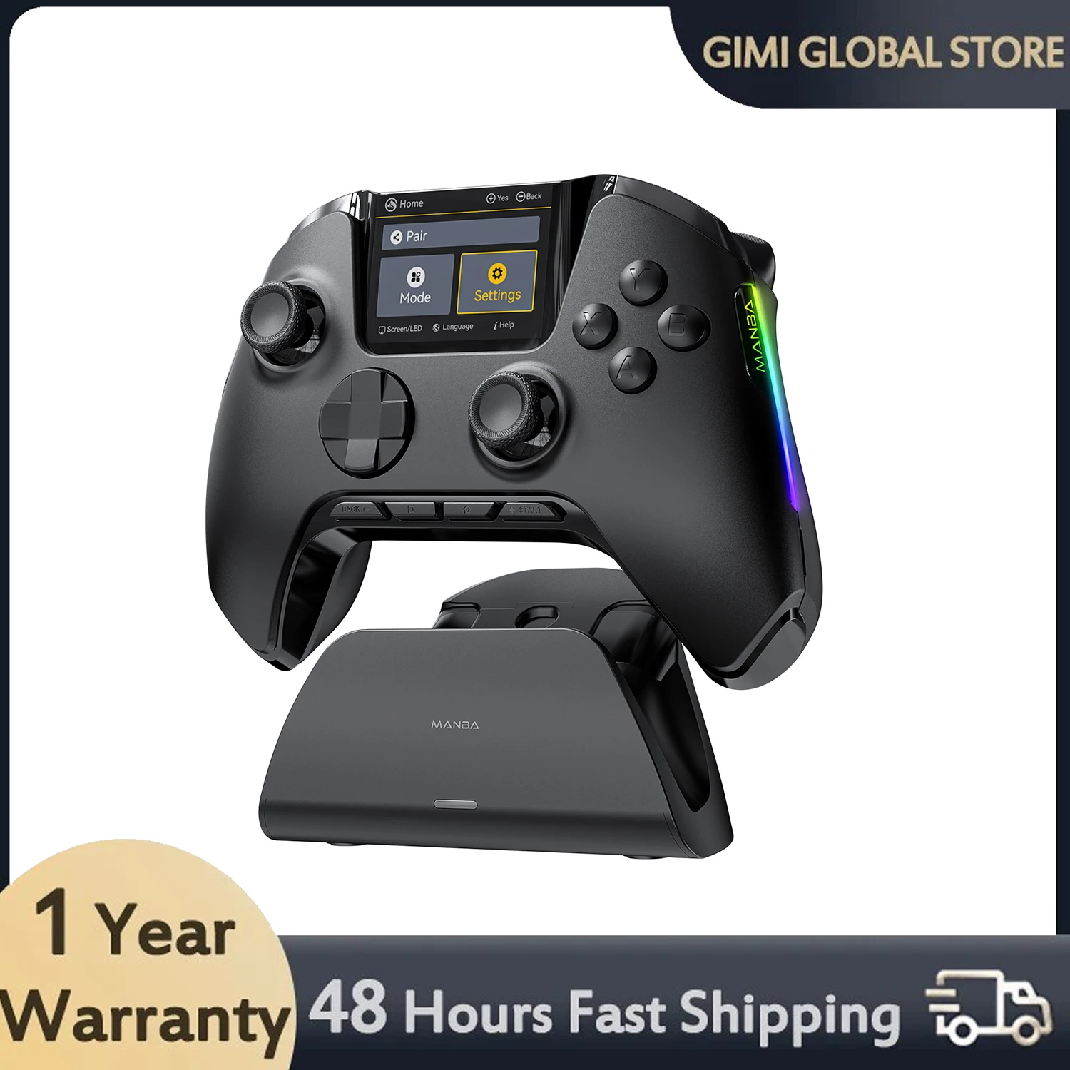 Manbaone 50 Gamepad z ekranem za $78.74 / ~309zł