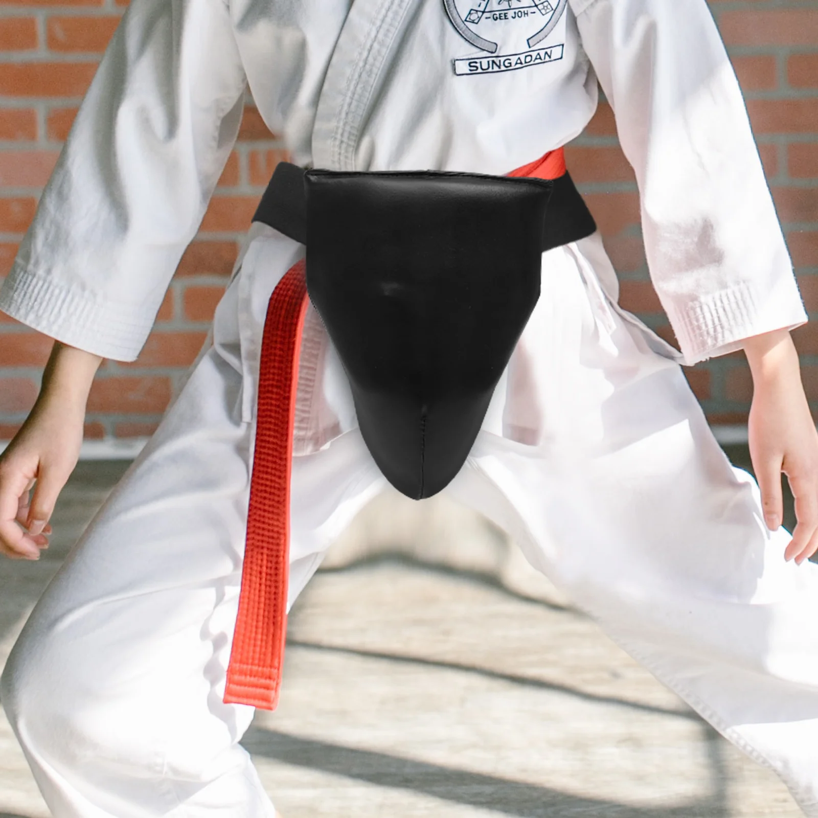 

Boxing Crotch Protector Practicing Groin Accessories for Men Aldult Training Guard Pu Child