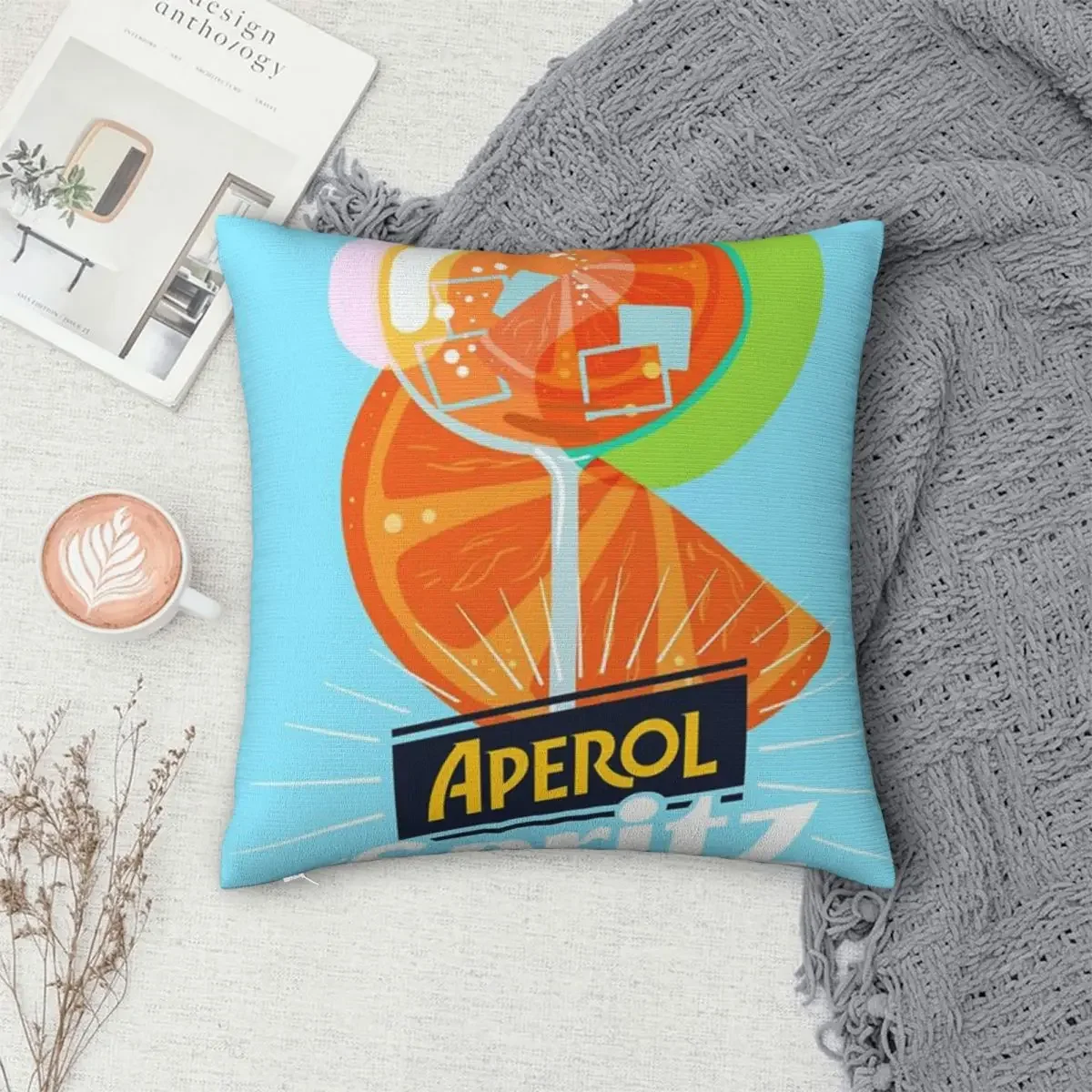 

Aperol Orange Spritz, наволочка, чехол для подушки, комфортная декоративная подушка для дивана, декоративные подушки для домашнего дивана