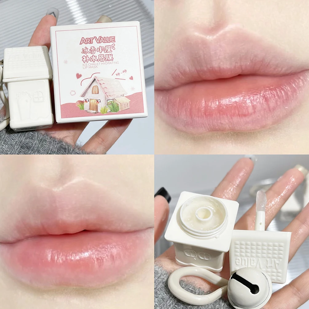 Lip Mask Korean Makeup Sleeping Moisturizing Hydrating Lip Balm Reduce Lines Lips Care Gel Repair Dryness Crack Cosmetics