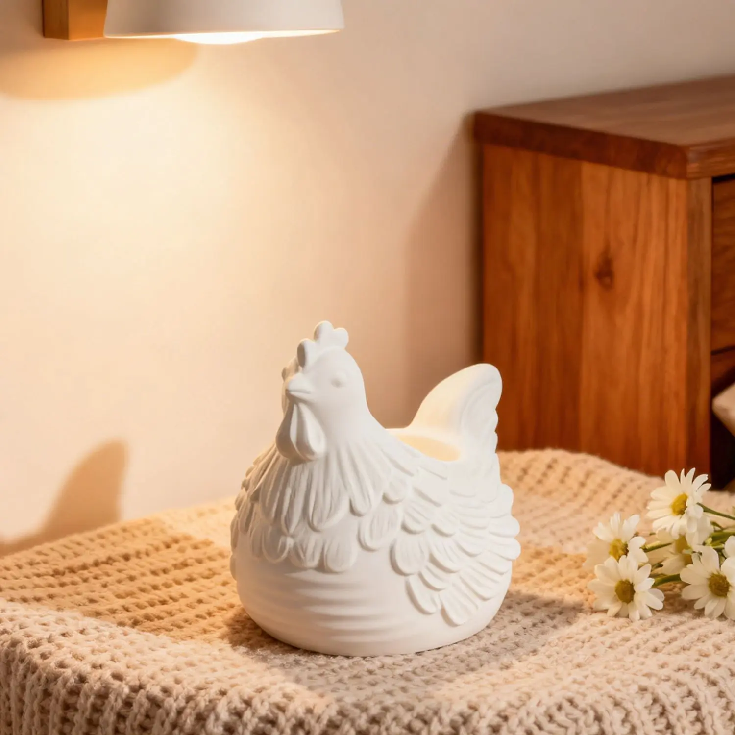 DIY Chicken Candle Holder Mold 4