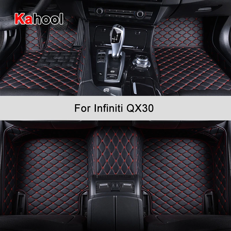 

KAHOOL Custom Car Floor Mats For Infiniti QX30 Auto Accessories Foot Carpet