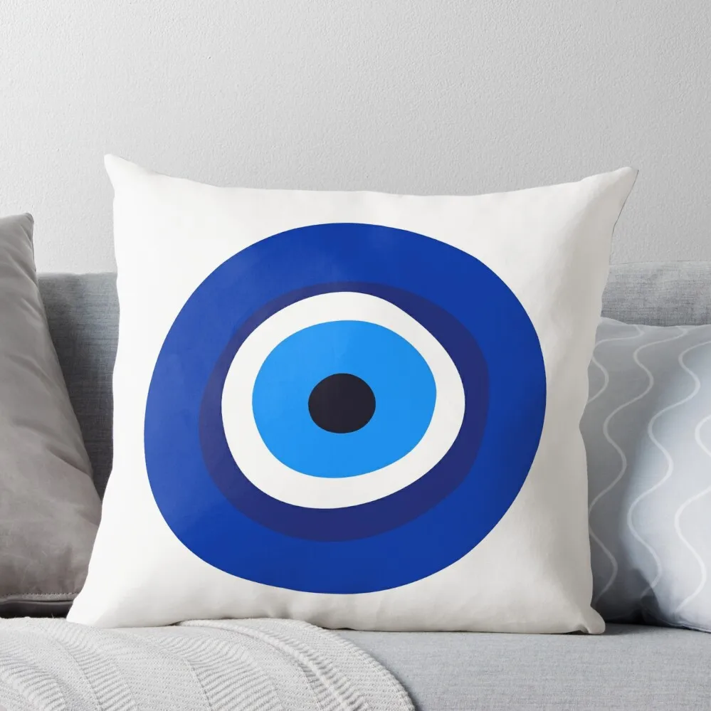

evil eye symbol Throw Pillow pillows decor home Plaid Sofa