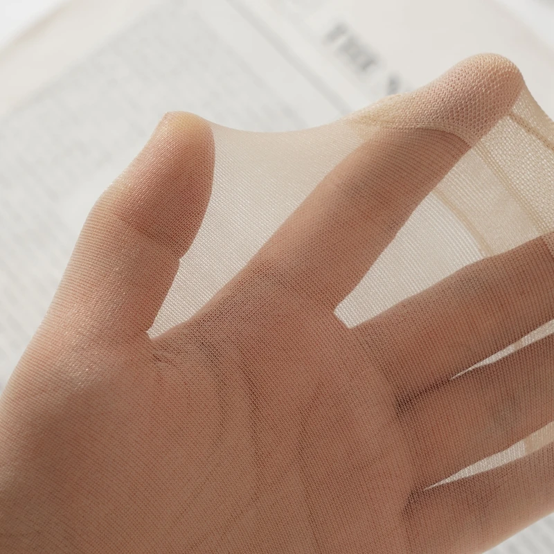 4 Pairs/Lot Women's Middle Tube Spring Summer Crystal Silk Socks Sexy Black Skin Breathable Nylon Casual Transparent Socks