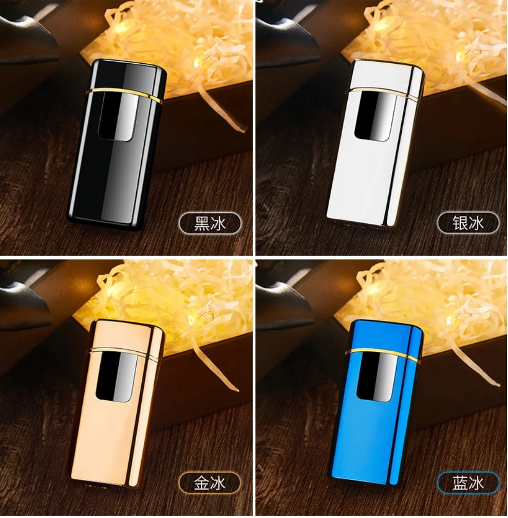 Fire USB Charging & Inflating Gas Led USB Electric Lighter Finger Plasma Lighter Windproof Lighters(without gas)