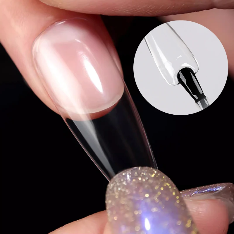 3 IN1 Nail Glue Gel Fast Extension Acrylic False Tips Sticking Decoration Press on Nails Art Tools Functional Gel French DIY 7ml 3