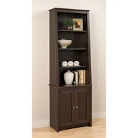 Bookcases, with 2 Shaker Doors, Modern Tilting Design, Adjustable Shelves and A Fixed Shelf ,bookcase 1