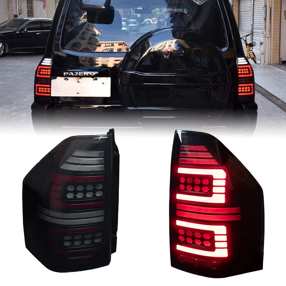 파제로 V97 V87 2006-2020 용 테일 라이트, 리어 램프, 후면 LED 조명, 자동차 액세서리, V73 V75 V77, 미등