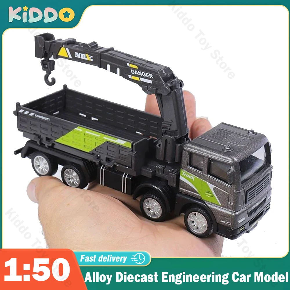 

Alloy Diecast Simulation Engineering Car Model Truck Toys Crane Bulldozer Excavator Forklift Vehicles Educational Boys for Boys