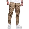 2024 New Cargo Pants Men's Loose Straight sports Clothing Solid color sweatpants Versatile Joggers Woven Casual Male Trousers 4