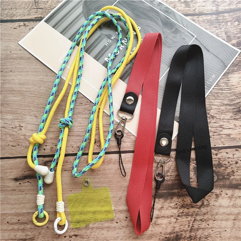 Universal Black Lanyard Neck Strap for ID Holders and Accessories