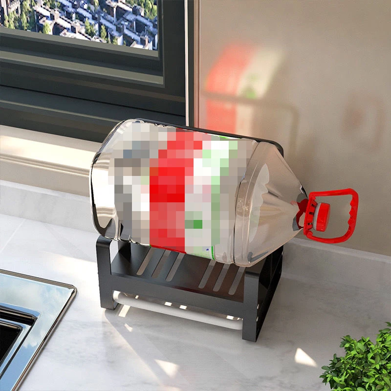 Description Picture 4 of itemS/L Large Sponge Holder Kitchen Sink Caddy Rack Stand Cleaning Brush Soap Organizer Storage Rack with Drain Tray 1PCS NEW