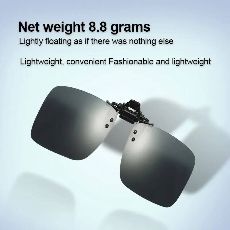 Polarized Sunglasses 4 Color Grey Lenses Polarized Sunglasses Clip On UV 380